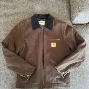 Carhartt Work in Progress Detroit jacket Men's Dark Brown Military Jacket